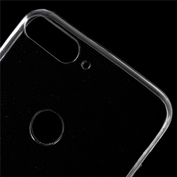 Crystal Clear TPU Mobile Phone Cover Case for Huawei Y7 Prime (2018) / Honor 7C / Enjoy 8