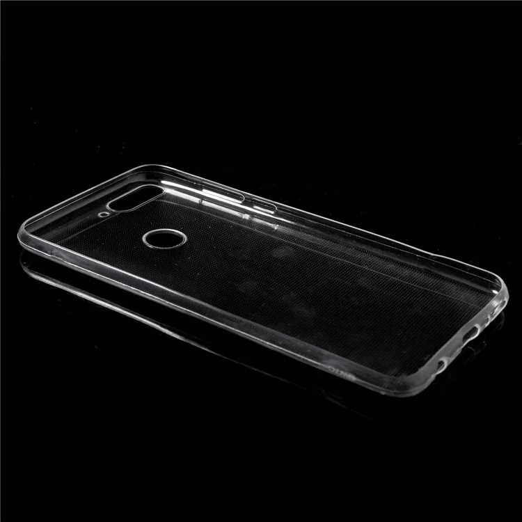 Crystal Clear TPU Mobile Phone Cover Case for Huawei Y7 Prime (2018) / Honor 7C / Enjoy 8
