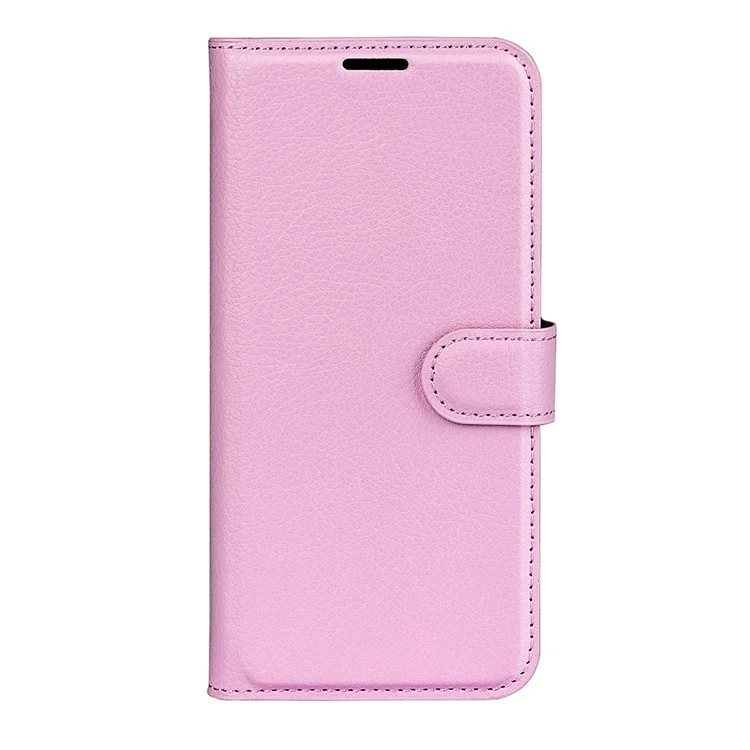 Für Huawei P20 Litchi Textur Wallet Stand Leder Telefonzubehör Hülle - Rosa