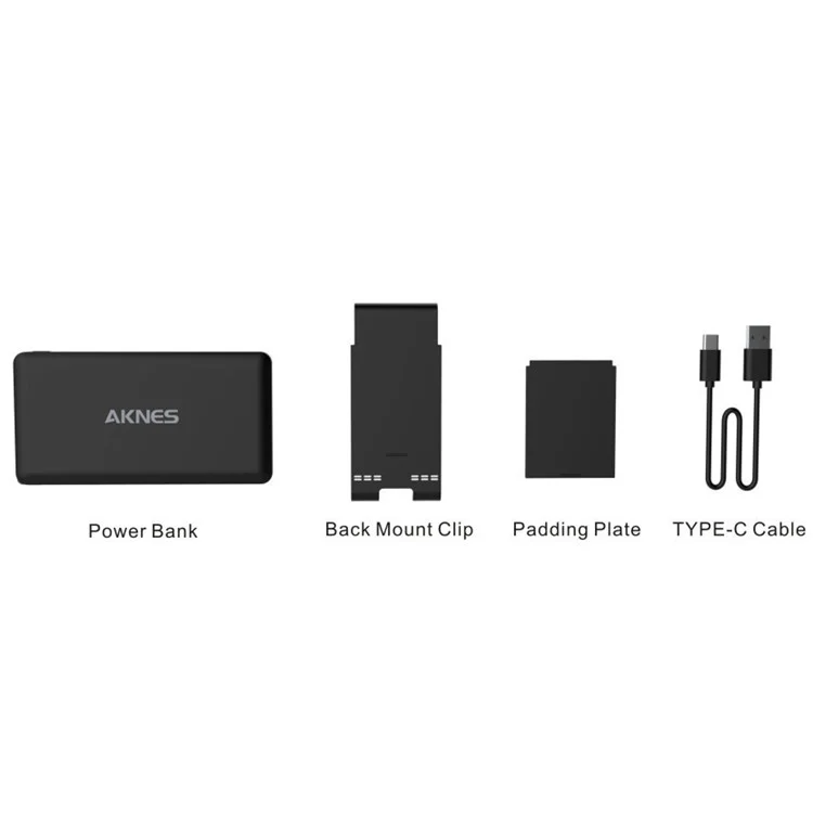 AKNES Detachable Back Mount 10000mAh Power Bank Charger for Nintendo Switch