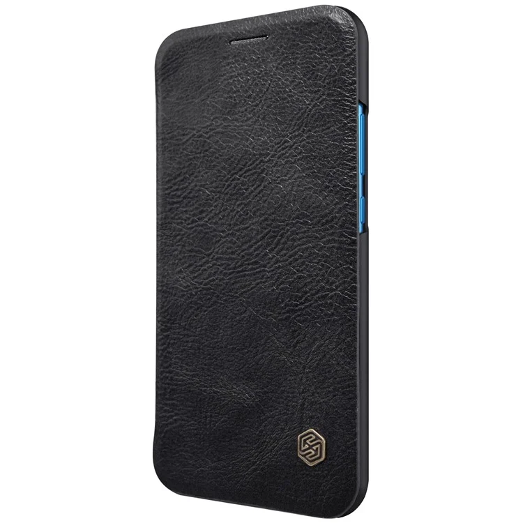NILLKIN Qin Series Leather Flip Case for Huawei P20 Lite / Nova 3e - Black