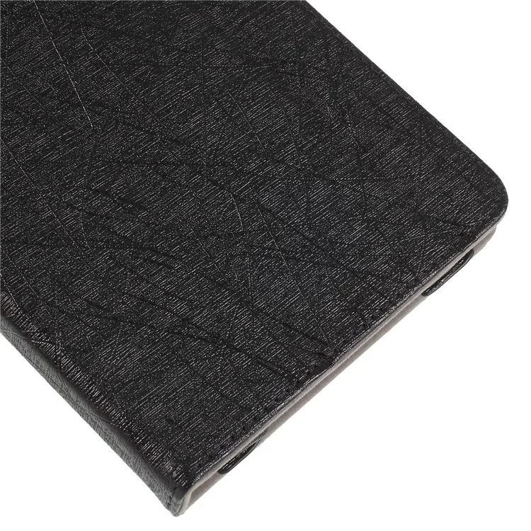 Lines Texture Stand Smart Leather Case for Huawei MediaPad M3 8.4 BTV-W09/DL09 - Black
