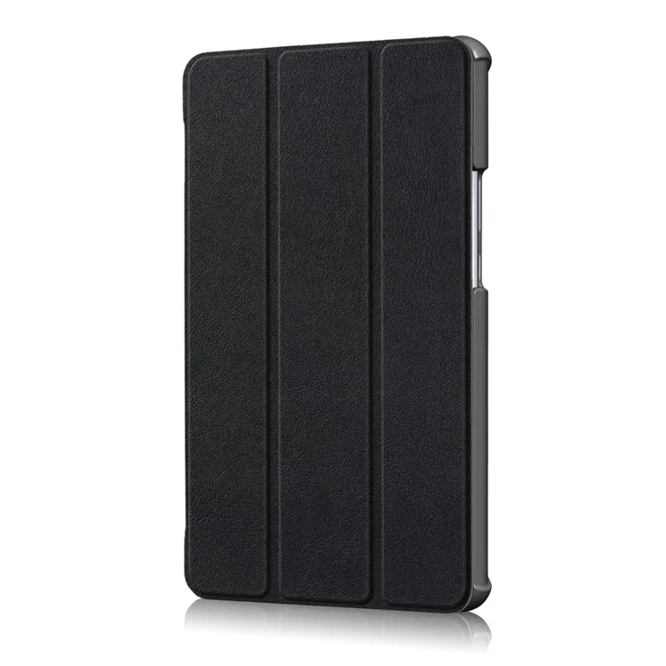 Tri-fold Stand Leather Tablet Smart Case for Huawei MediaPad M5 8 - Black