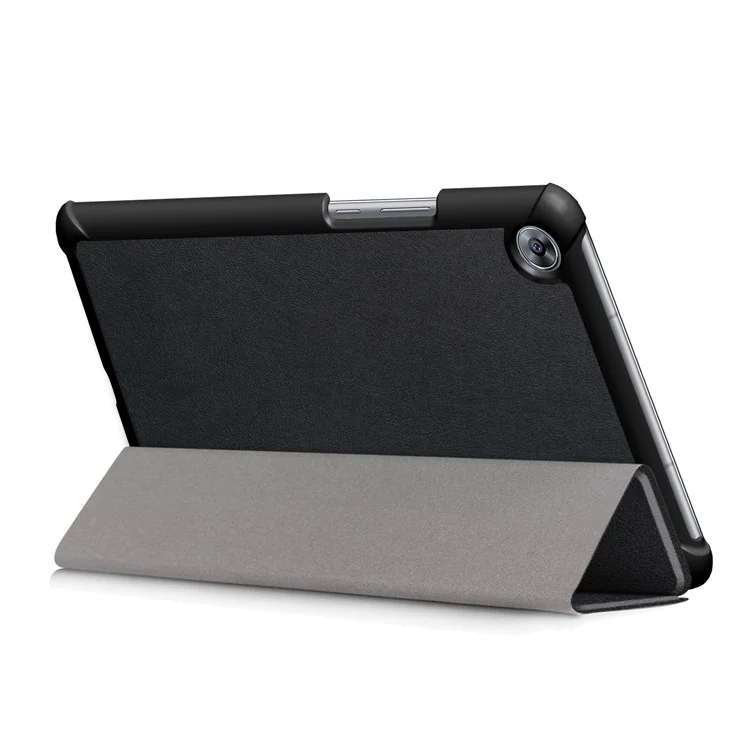 Custodia Per Tablet in Pelle Tri-fold Per Huawei MediaPad M5 8 - Nero