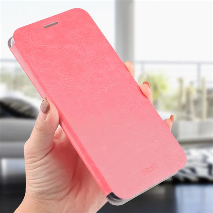 MOFI Rui Series Leather Stand Shell Per Huawei P20 Pro - Rosa