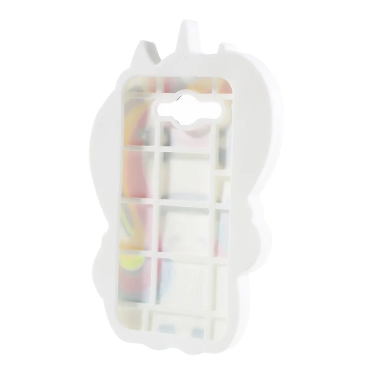 Lovely 3D Unicorn Silicone Back Phone Case for Huawei Y3 (2017)