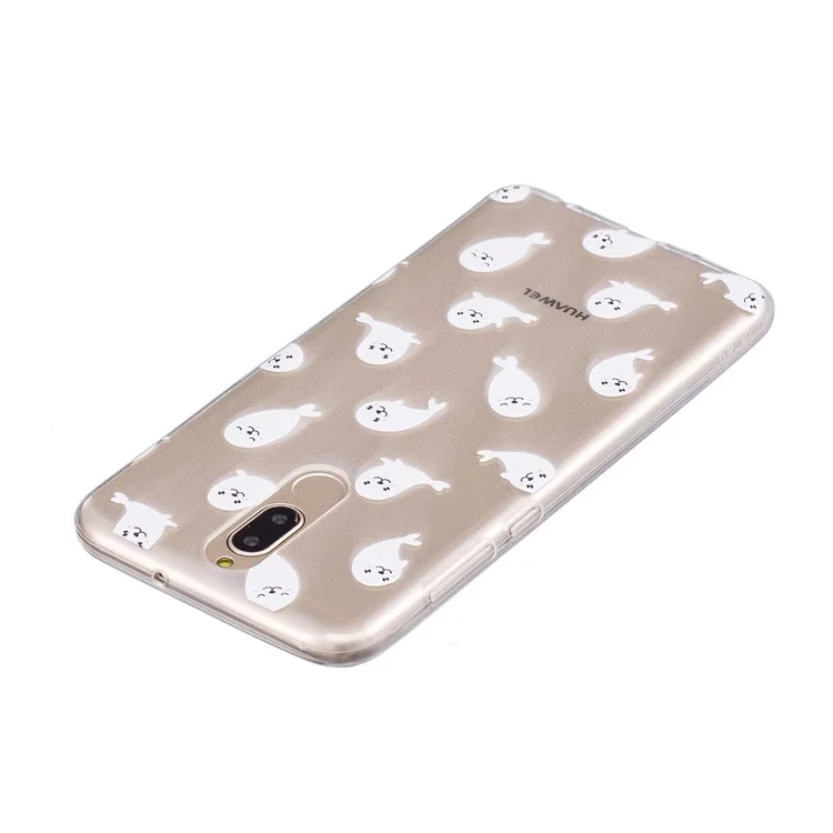 Pattern Printing IMD TPU Back Case for Huawei Mate 10 Lite / nova 2i / Maimang 6 / Honor 9i (India) - Sea Lion