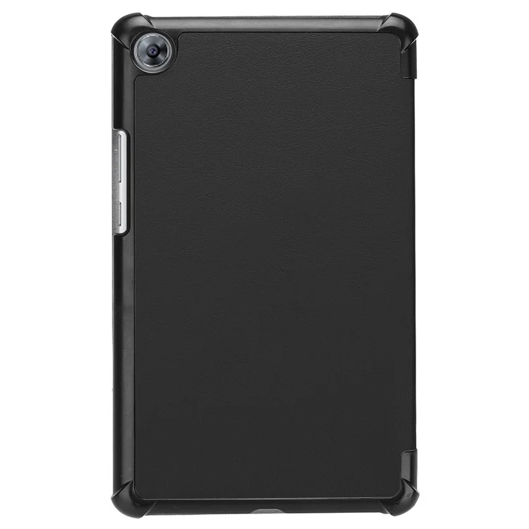 Tri-fold Stand PU Leather Smart Case for Huawei MediaPad M5 8 - Black