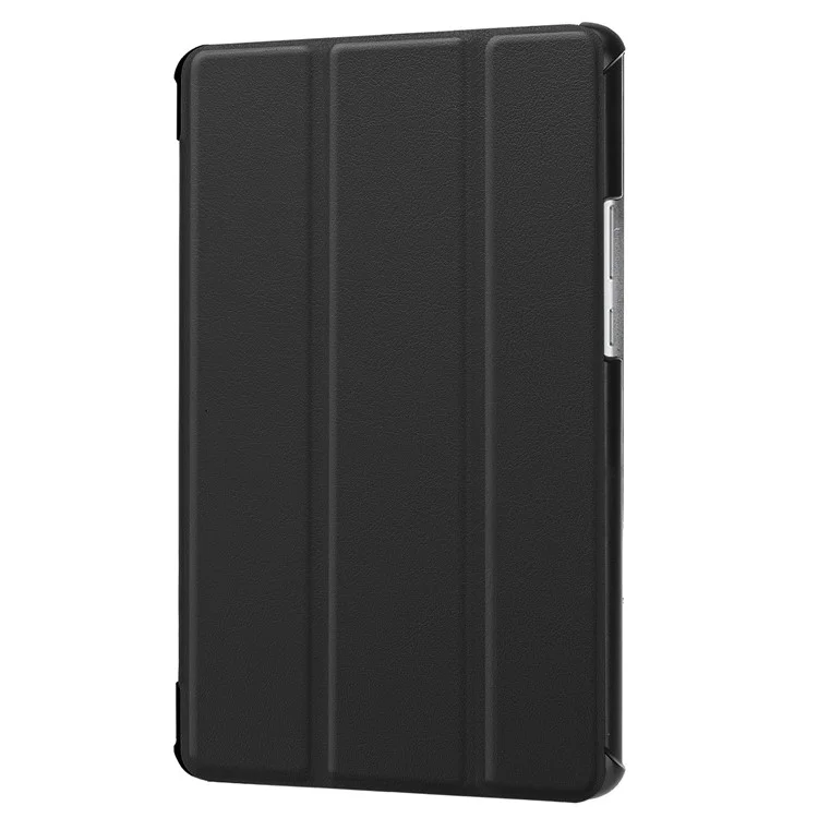 Tri-fold Stand PU Leather Smart Case for Huawei MediaPad M5 8 - Black
