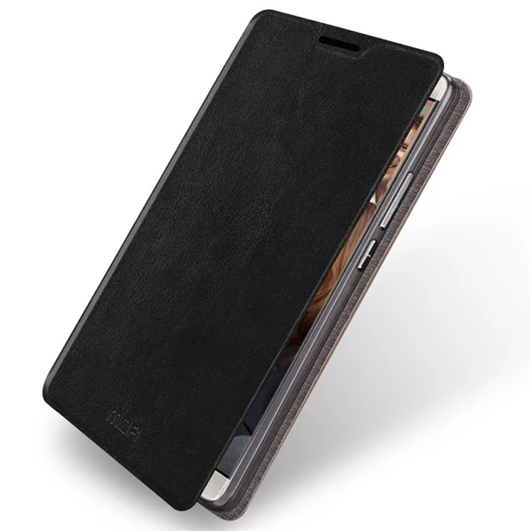 MOFI Rui Series Ultra Slim Stand Leather Case for Huawei Mate 8 - Black