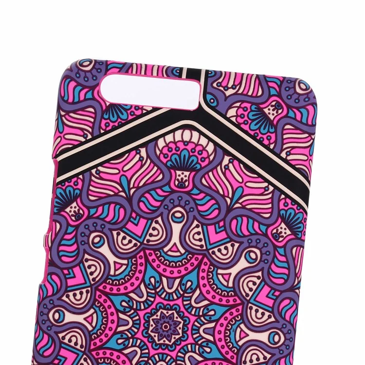 Ethnic Style Embossment Luminous Matte TPU Cover Case for Huawei P10 - Style 1