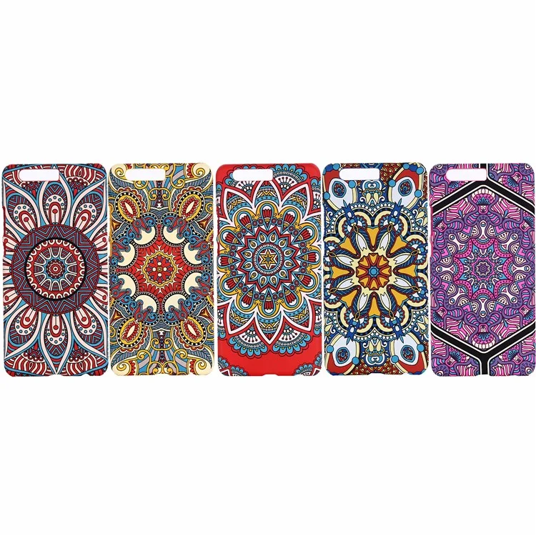 Ethnic Style Embossment Luminous Matte TPU Cover Case for Huawei P10 - Style 1