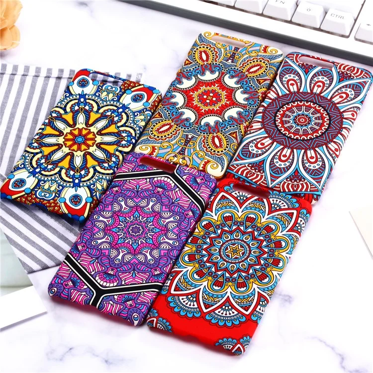 Ethnic Style Embossment Luminous Matte TPU Cover Case for Huawei P10 - Style 1