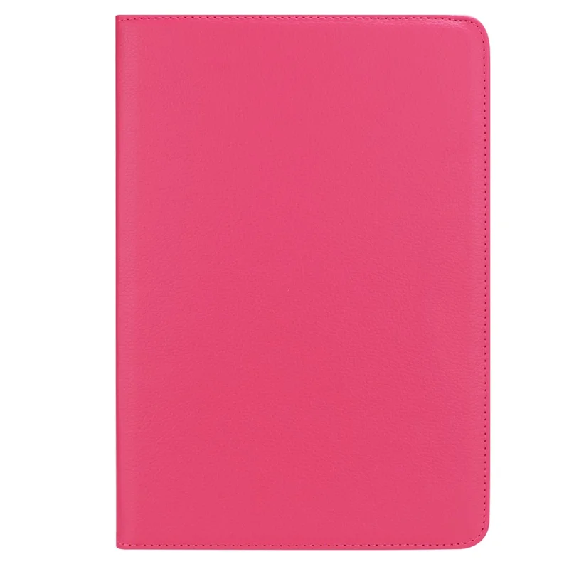 Litchi Grain Leather Stand Folio Case for Huawei Mediapad M5 10 / M5 10 (Pro) with Elastic Band - Rose