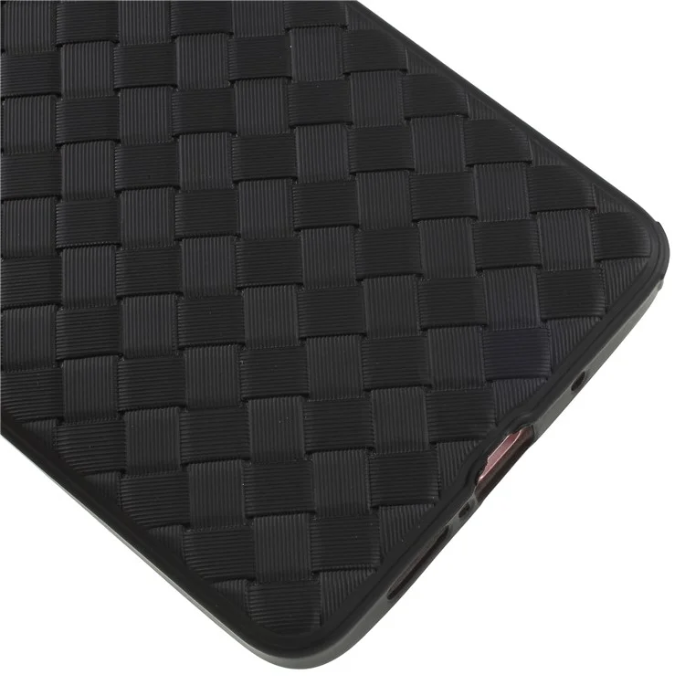 Woven Texture Soft TPU Case for Huawei Mate 10 - Black