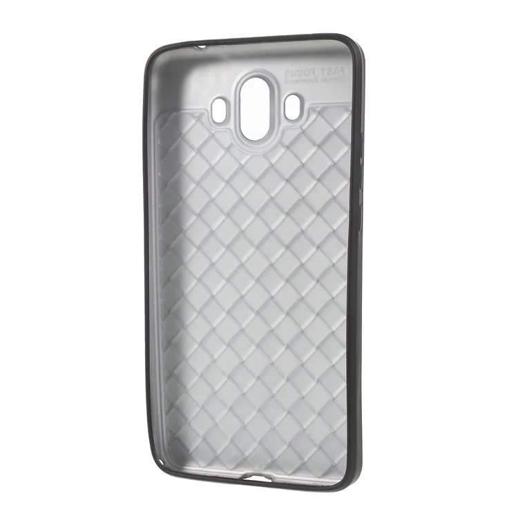 Woven Texture Soft TPU Case for Huawei Mate 10 - Black