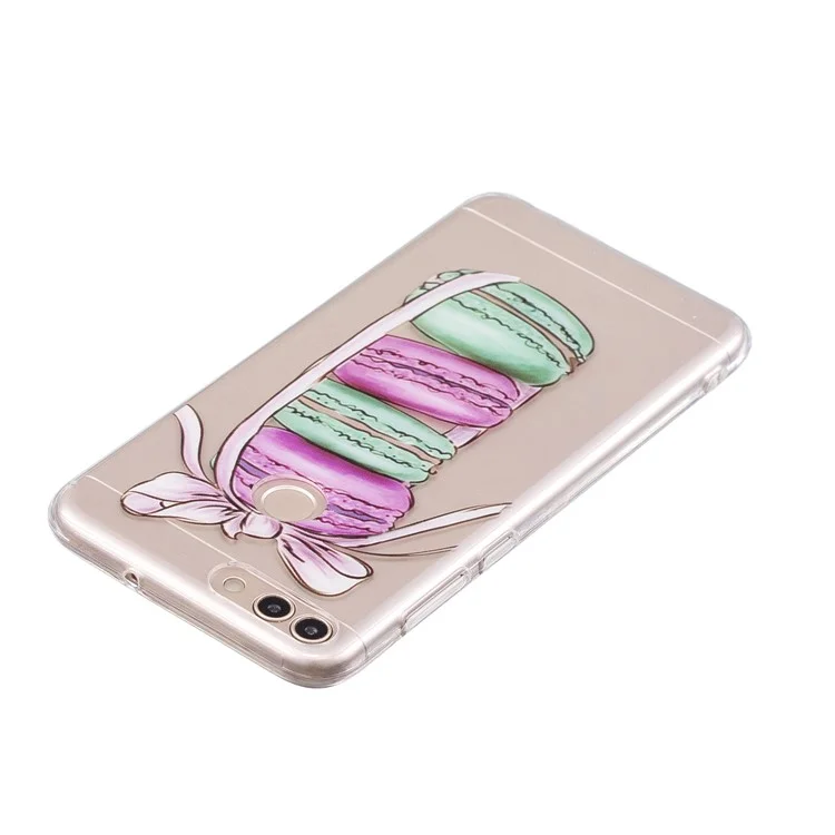 Pattern Printing IMD TPU Soft Phone Case for Huawei P Smart / Enjoy 7S - Cookies