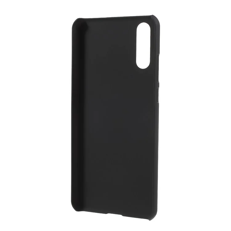 Rubberized PC Hard Protective Shell for Huawei P20 - Black