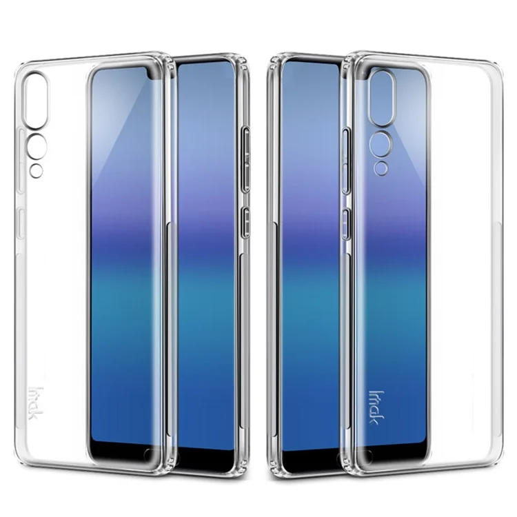 IMAK Anti-drop TPU Back Case + Screen Protector for Huawei P20 Pro - Transparent