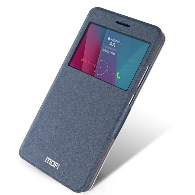 MOFI Hui Series View Windows Leather Case for Huawei Honor Play 5X / Honor 5X - Grey