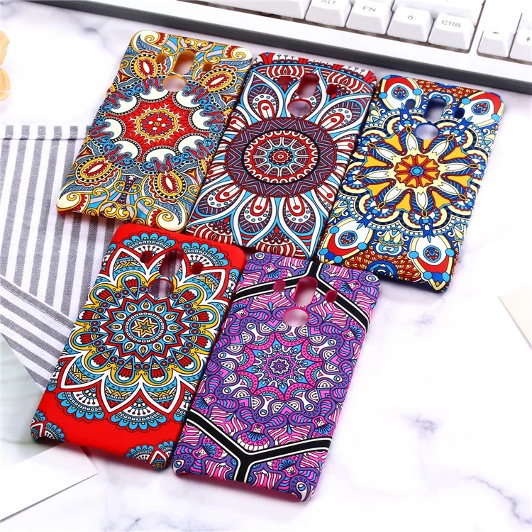 Ethnic Style Embossment Luminous Matte TPU Back Case for Huawei Mate 10 Pro - Style 1