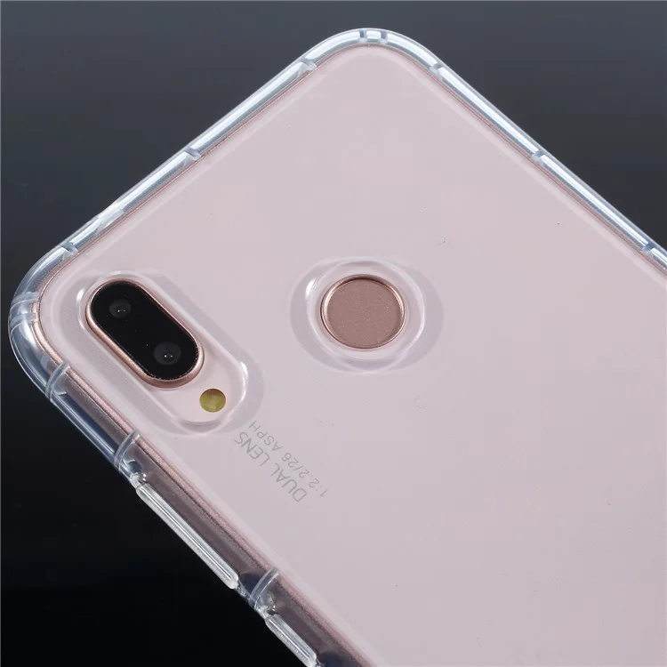50Pcs Drop-proof Clear TPU Mobile Phone Back Case for Huawei P20 Lite/Nova 3e