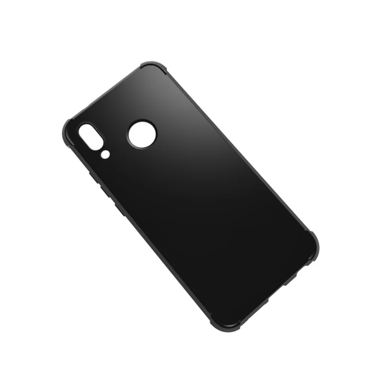 50Pcs/Lot Four Corners Drop-resistant TPU Gel Case for Huawei P20 Lite / Nova 3e - Black