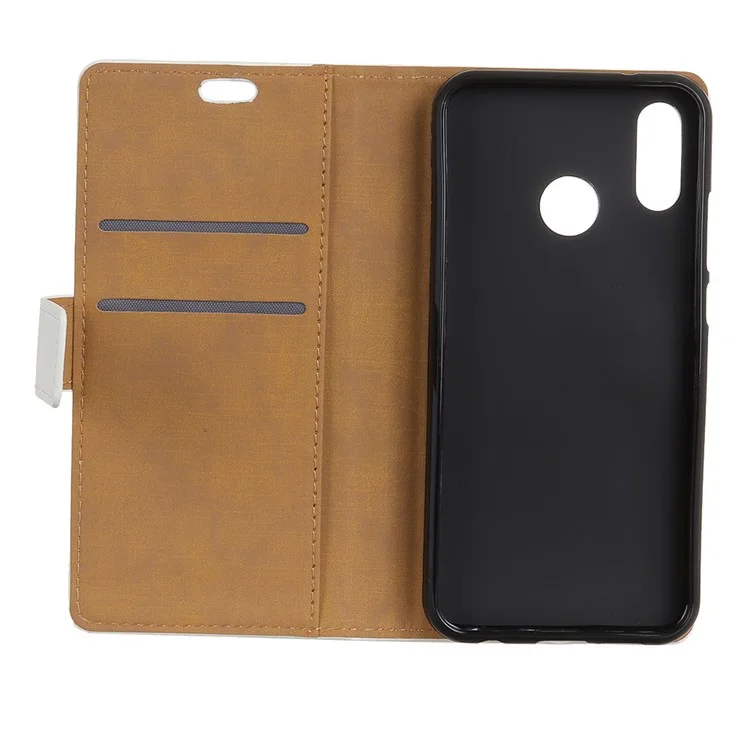 Pattern Printing Wallet Leather Stand Case for Huawei P20 Lite / Nova 3e - Eiffel Tower and Characters