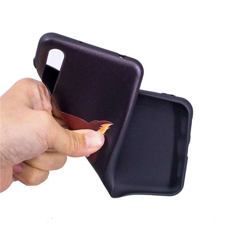 Embossment Patterned TPU Phone Case for Huawei P20 Pro - Kiss My Ass
