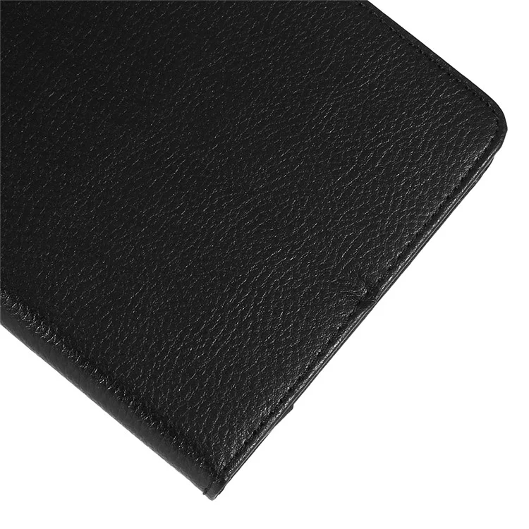 Litchi Texture PU Leather Protection Case for Huawei MediaPad M5 8 (8.4-inch) - Black