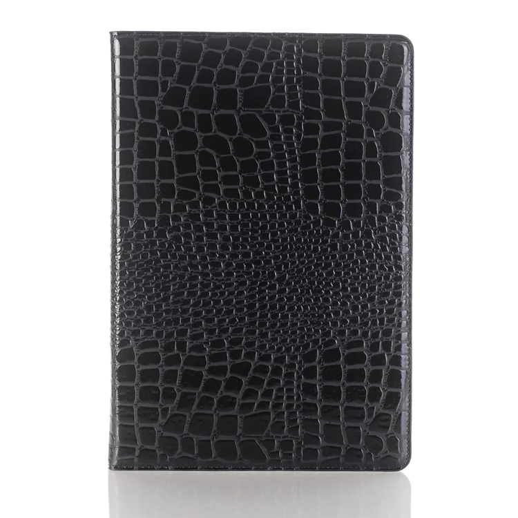 Crocodile Texture Wallet Stand Leather Smart Case for Huawei MediaPad M5 10/M5 10 (Pro) - Black