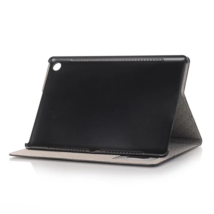 Crocodile Texture Wallet Stand Leather Smart Case for Huawei MediaPad M5 10/M5 10 (Pro) - Black