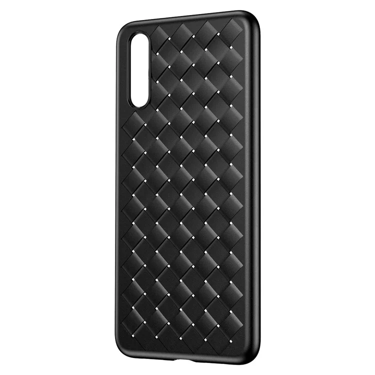 BASEUS BV Woven Texture Soft TPU Phone Casing for Huawei P20 Pro - Black