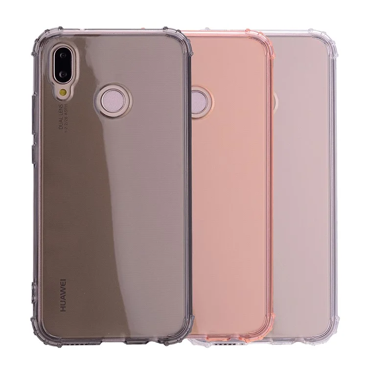 Shockproof TPU Gel Case for Huawei P20 Lite / Nova 3e - Grey