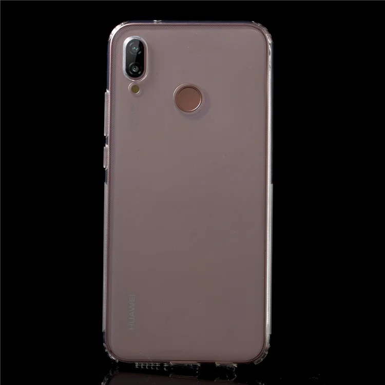Drop-resistant Clear TPU Protection Mobile Phone Case for Huawei P20 Lite / Nova 3e