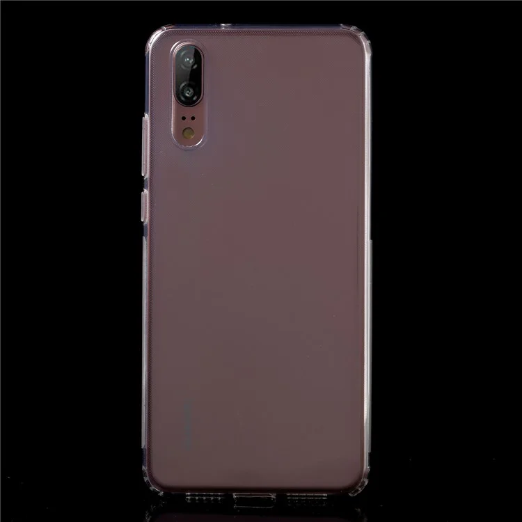 Drop-resistant Clear TPU Cell Phone Case Cover for Huawei P20