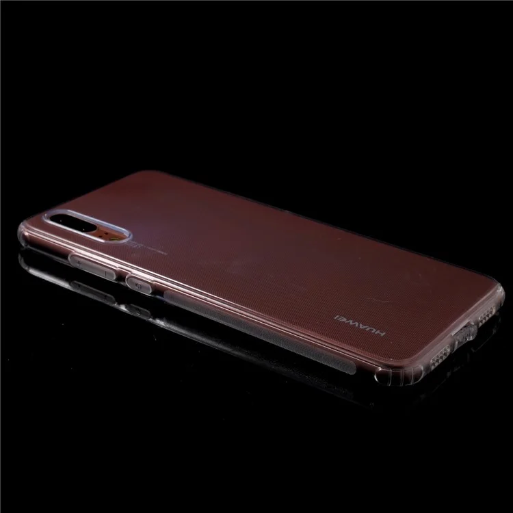 Drop-resistant Clear TPU Cell Phone Case Cover for Huawei P20