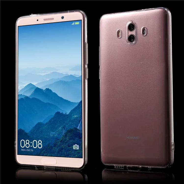 Drop-resistant Clear TPU Back Case Cover Shell for Huawei Mate 10