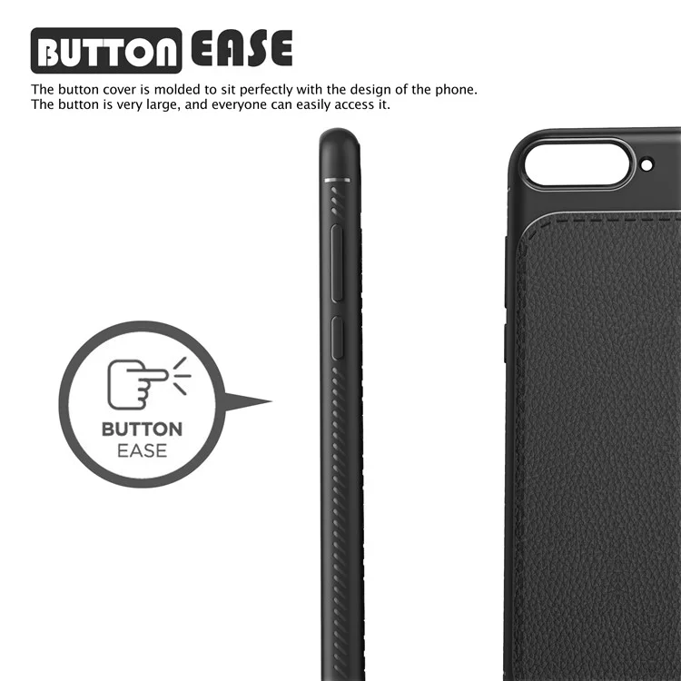 IVSO Gentry Series Leather Coated TPU Case for Huawei Honor 10 - Black