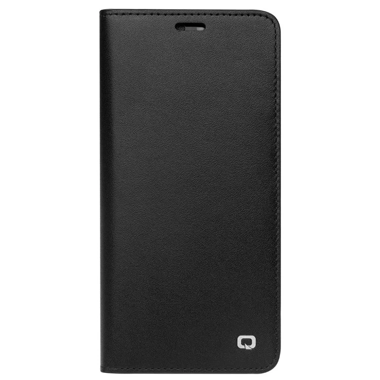 QIALINO Classic Gen II Cowhide Genuine Leather Wallet Phone Case for Huawei P20 Pro - Black