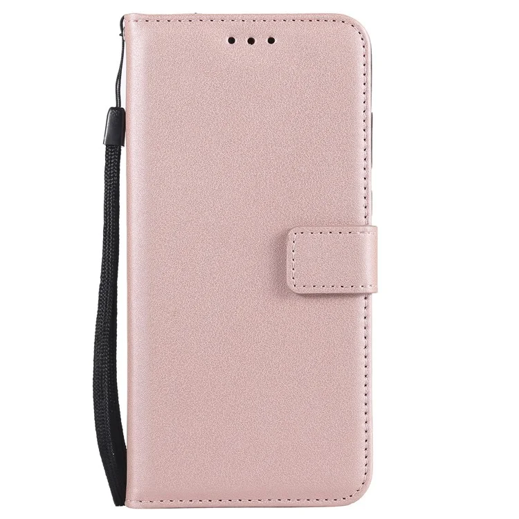 Wallet Leather Cell Phone Case for Huawei P20 - Rose Gold