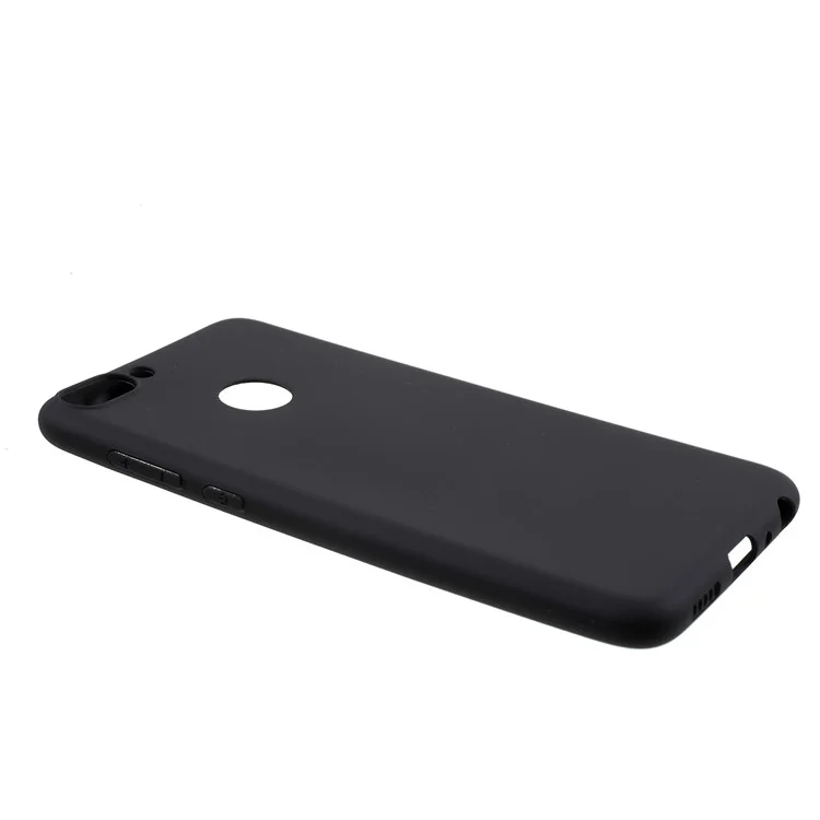 500PCS/Lot Double-sided Matte TPU Case for Huawei P Smart/Enjoy 7S - Black