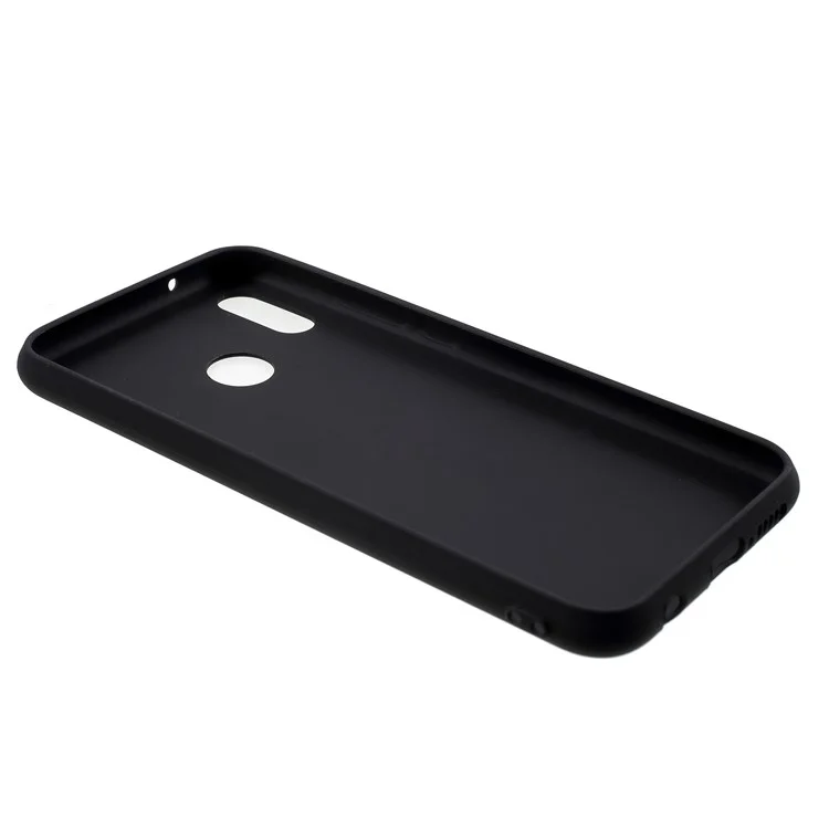 500PCS/Lot Double-sided Matte TPU Phone Cover Shell for Huawei P20 Lite/Nova 3e - Black