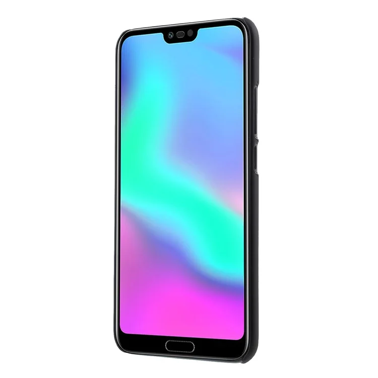 Étui Dur pour PC Caoutchouté pour Huawei Honor 10 - Noir