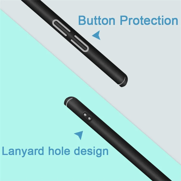 IMAK Jazz Skin Feel PC Back Phone Case + Screen Protector Film for Huawei P20 Lite / Nova 3e - Black