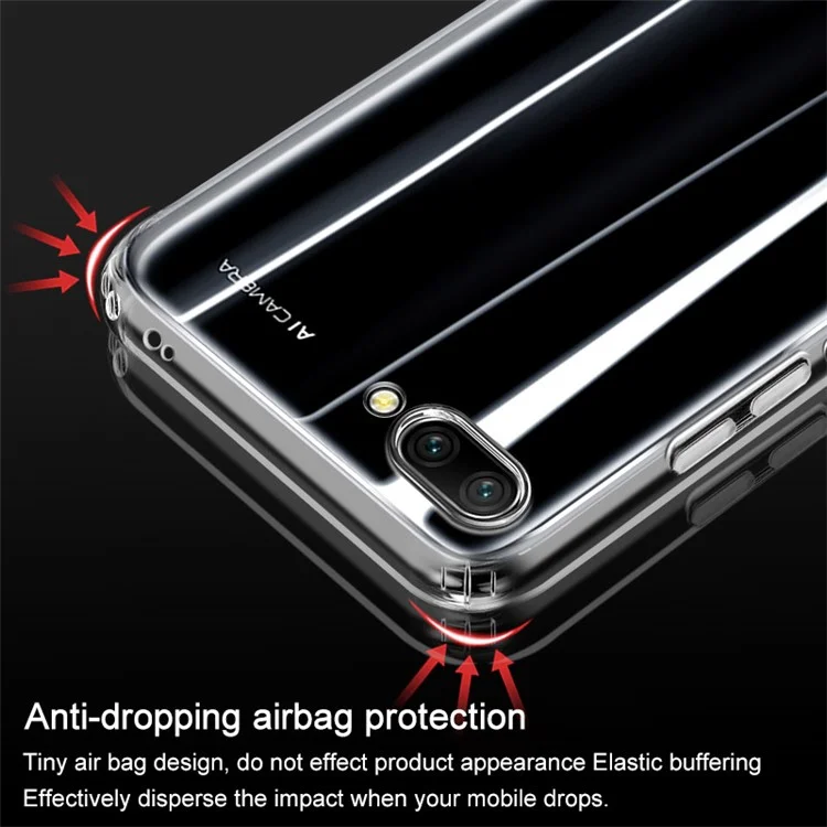 IMAK Anti-drop TPU Protection Cell Phone Case + Screen Protector for Huawei Honor 10