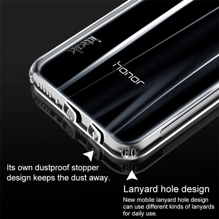 IMAK Anti-drop TPU Protection Cell Phone Case + Screen Protector for Huawei Honor 10