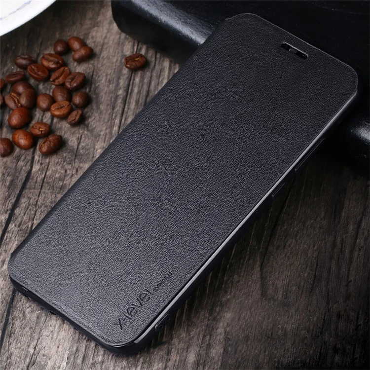 X-LEVEL Card Holder Leather Flip Casing for Huawei P20 Pro - Black