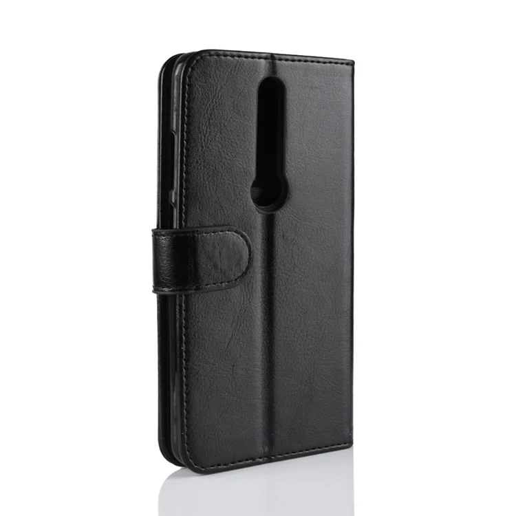 Crazy Horse Texture Wallet Stand Leather Case for Huawei Mate RS Porsche Design - Black