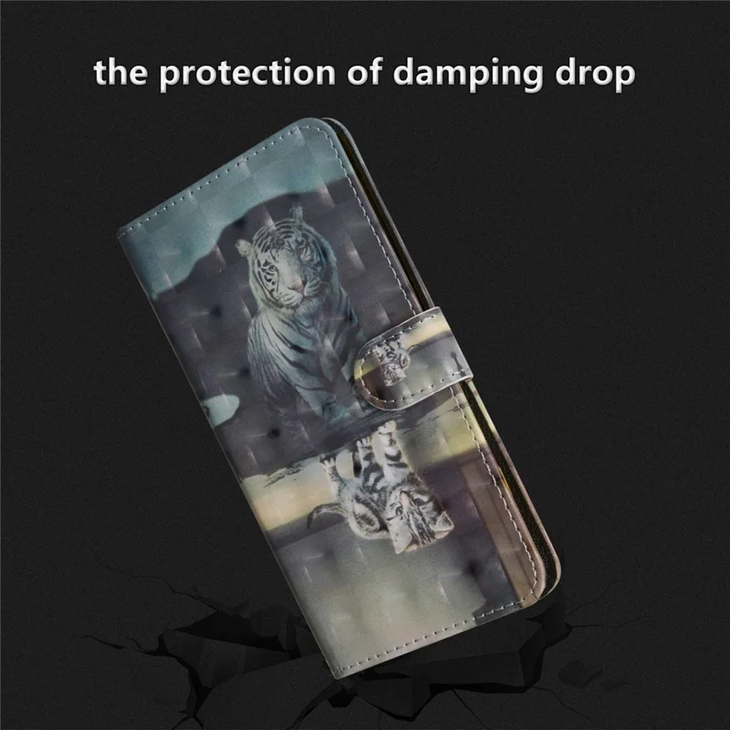 Pattern Printing Wallet Leather Stand Case for Huawei P20 Lite / Nova 3e - Cat Pattern